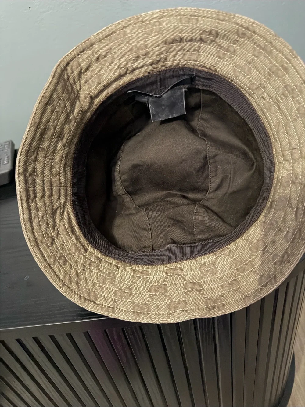 Authentic Gucci Monogram Bucket Hat